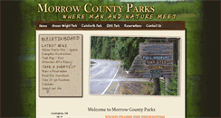 Desktop Screenshot of morrowcountyparks.org